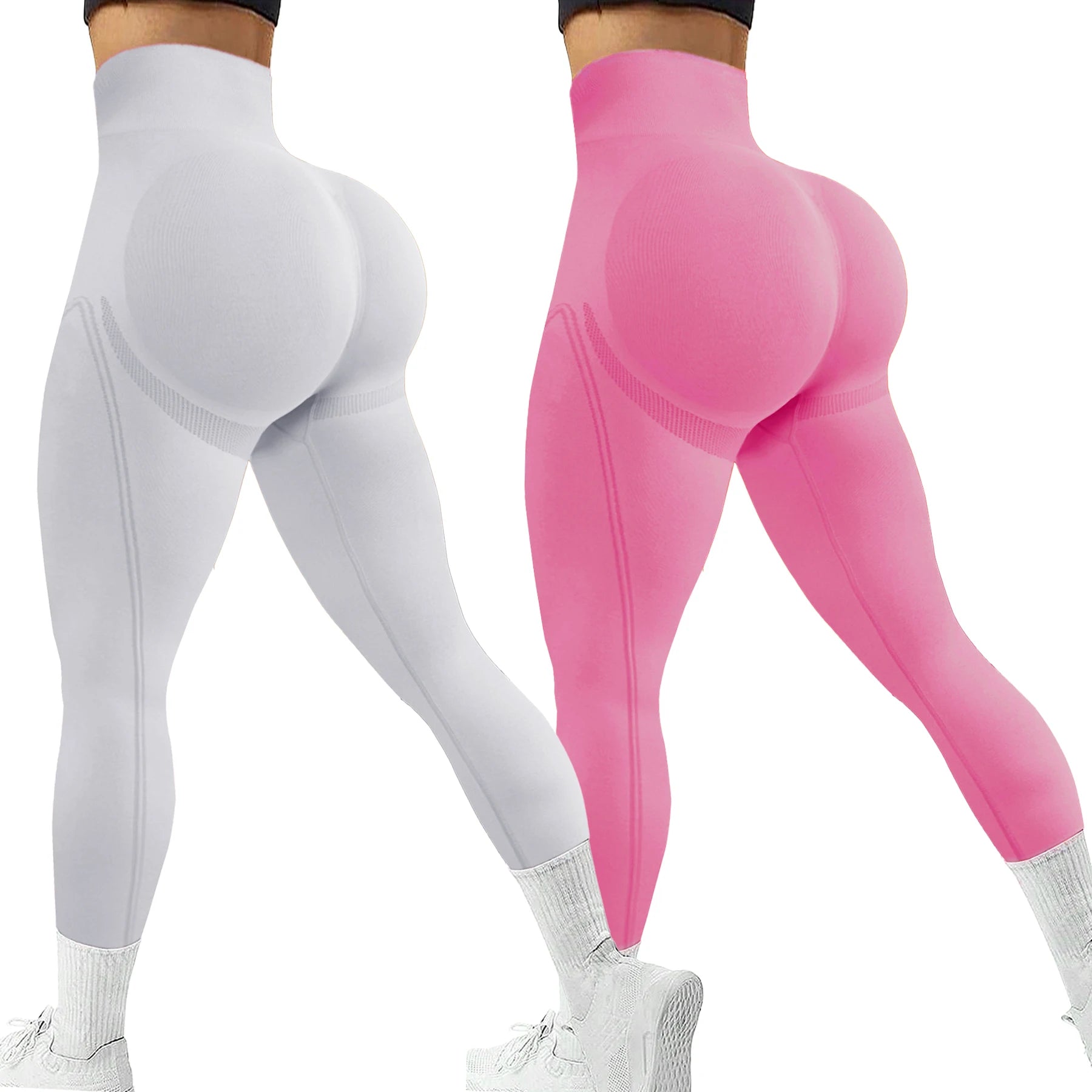 ElevateSculpt" Seamless 2-Pack Leggings