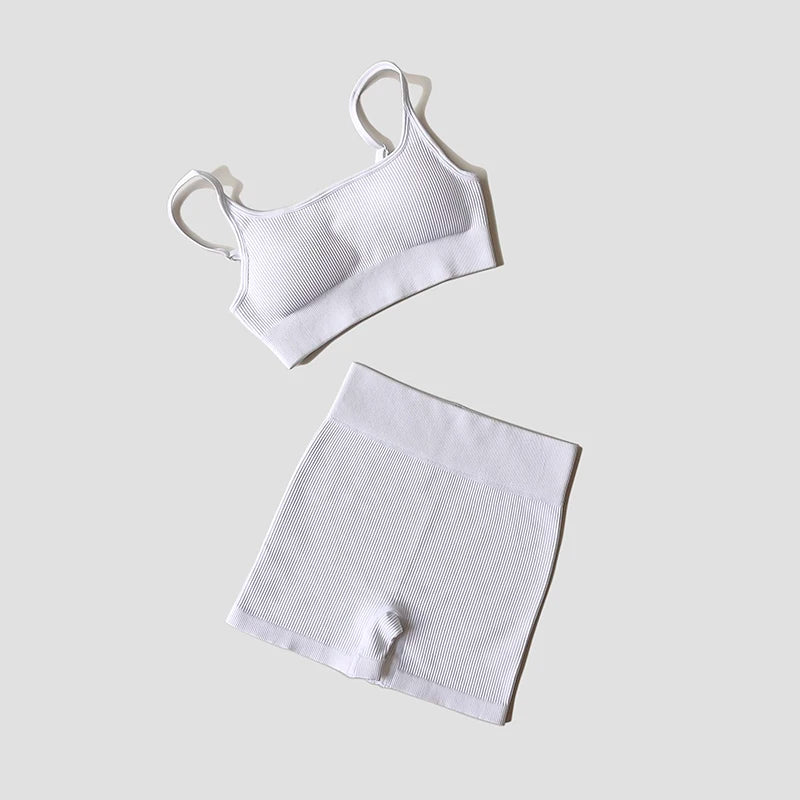 WAREBALL Seamless Crop Top & Leggings Se