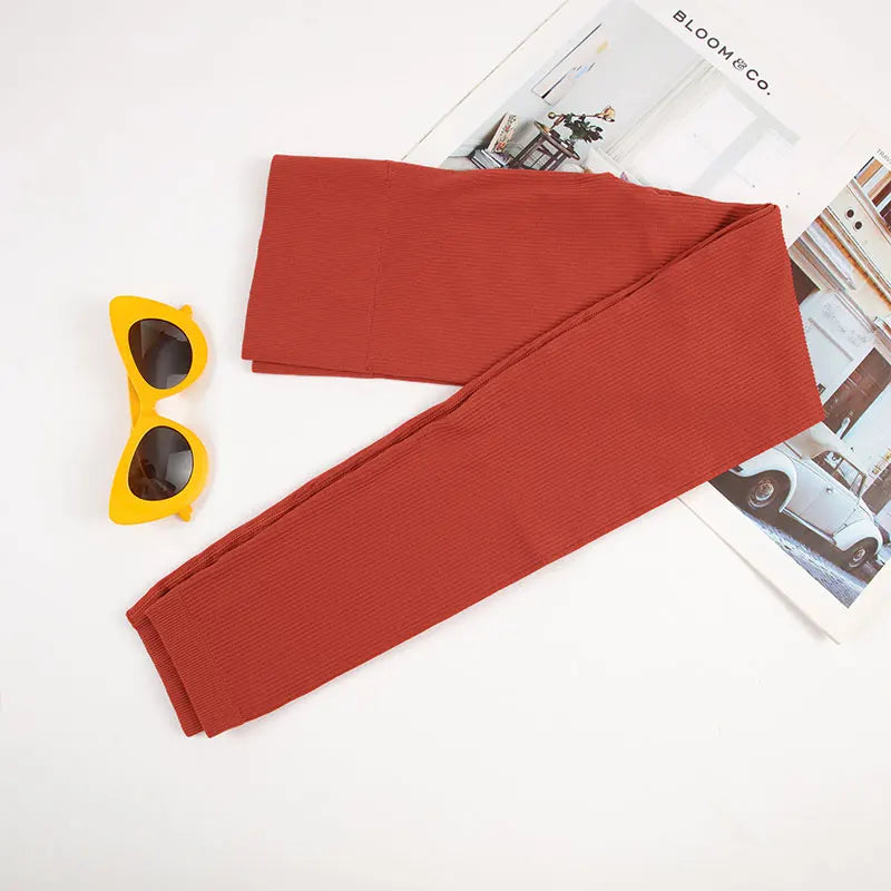 Ribbed Freedom Seamless Fitness Outfit