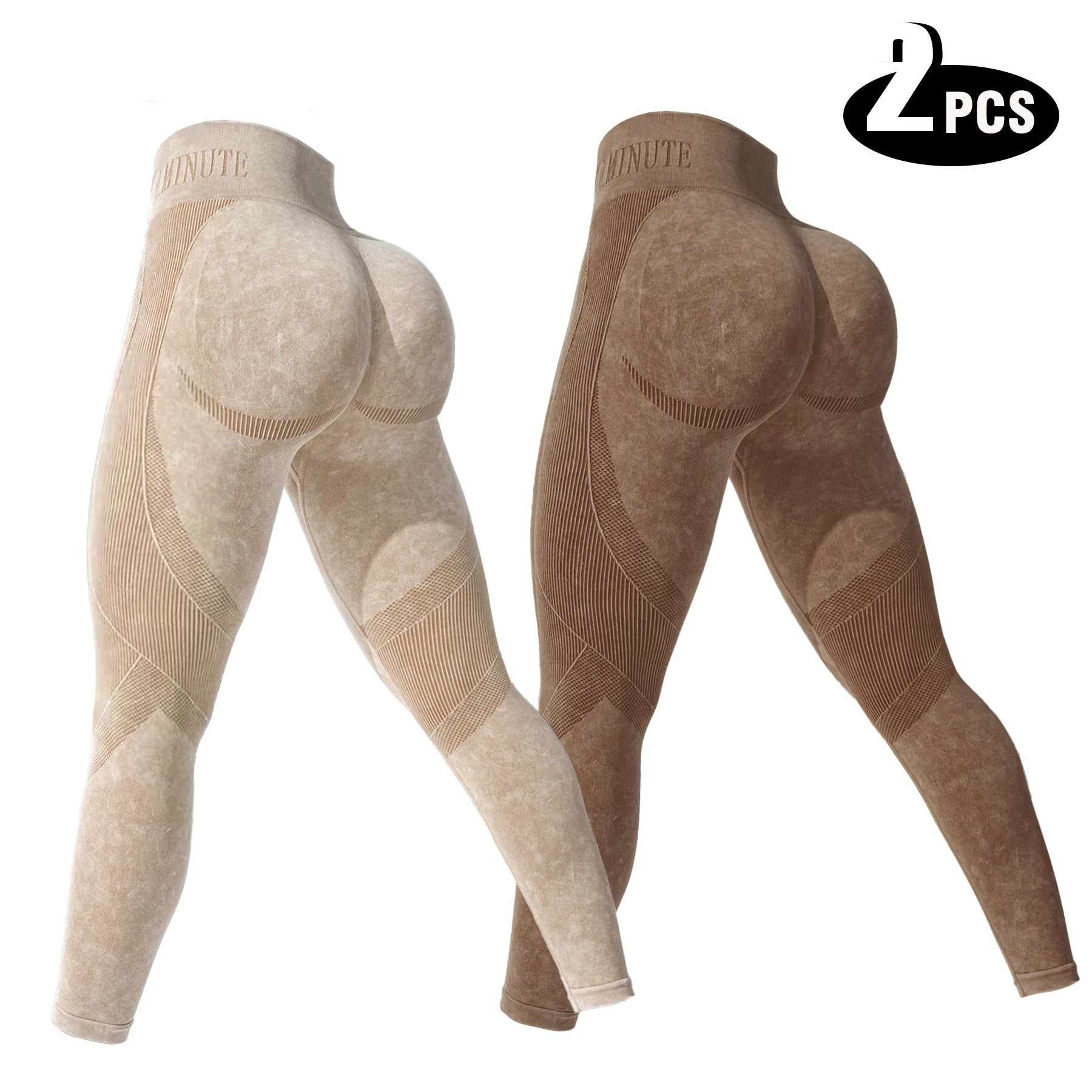 ElevateSculpt" Seamless 2-Pack Leggings