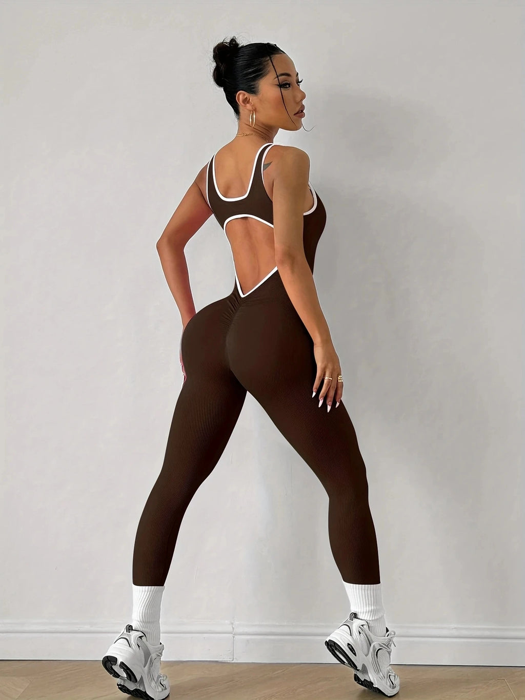 Seamless Ribbed Performance Jumpsuit