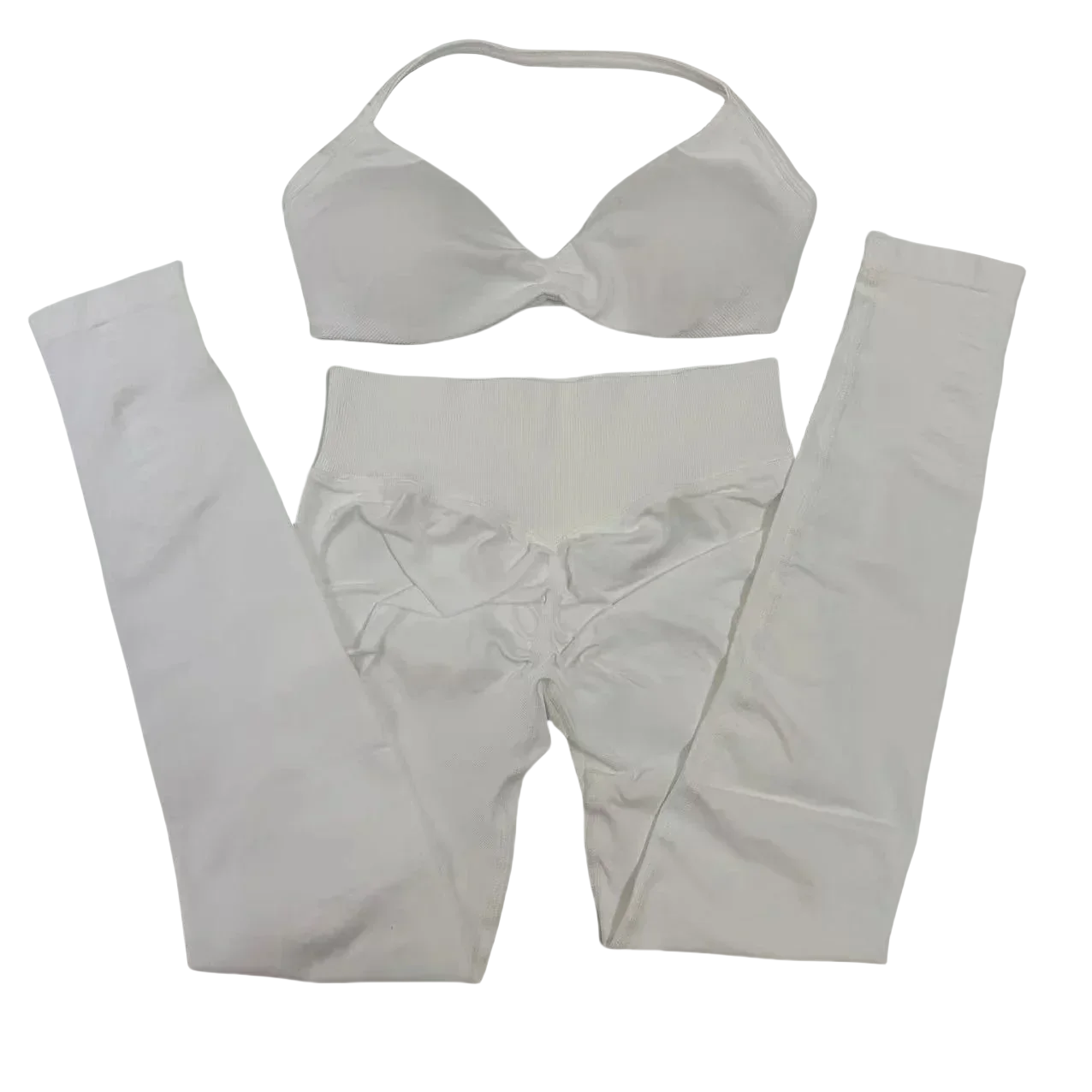 2 Piece Yoga Set Strappy Bra&Leggings Gril's Women's Resistance Training Yoga Pilates Gym Workout Suit High Elastic Seamless Set