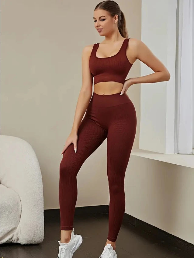 Ribbed Freedom Seamless Sweatshirt Suit