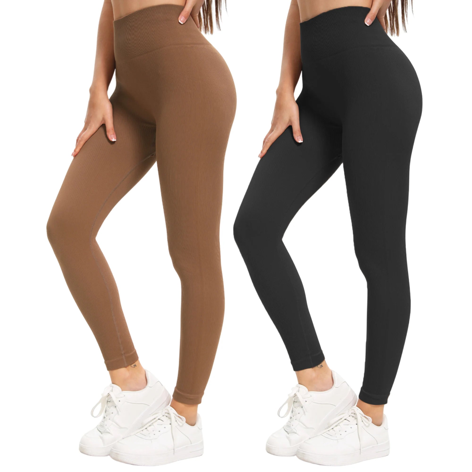 ElevateSculpt" Seamless 2-Pack Leggings