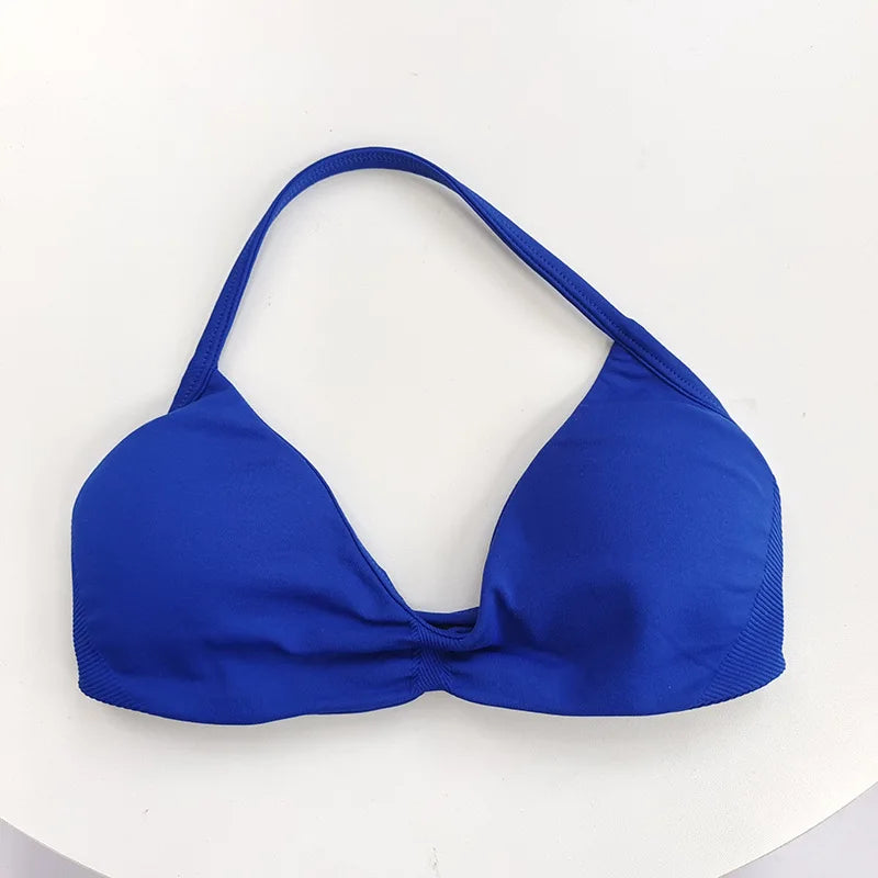 Women's High-Support Lace-Up Sports Bra - Thin-Strap Camisole, Seamless, Tight-Fit for Push-Up Training & Yoga, Gym Top