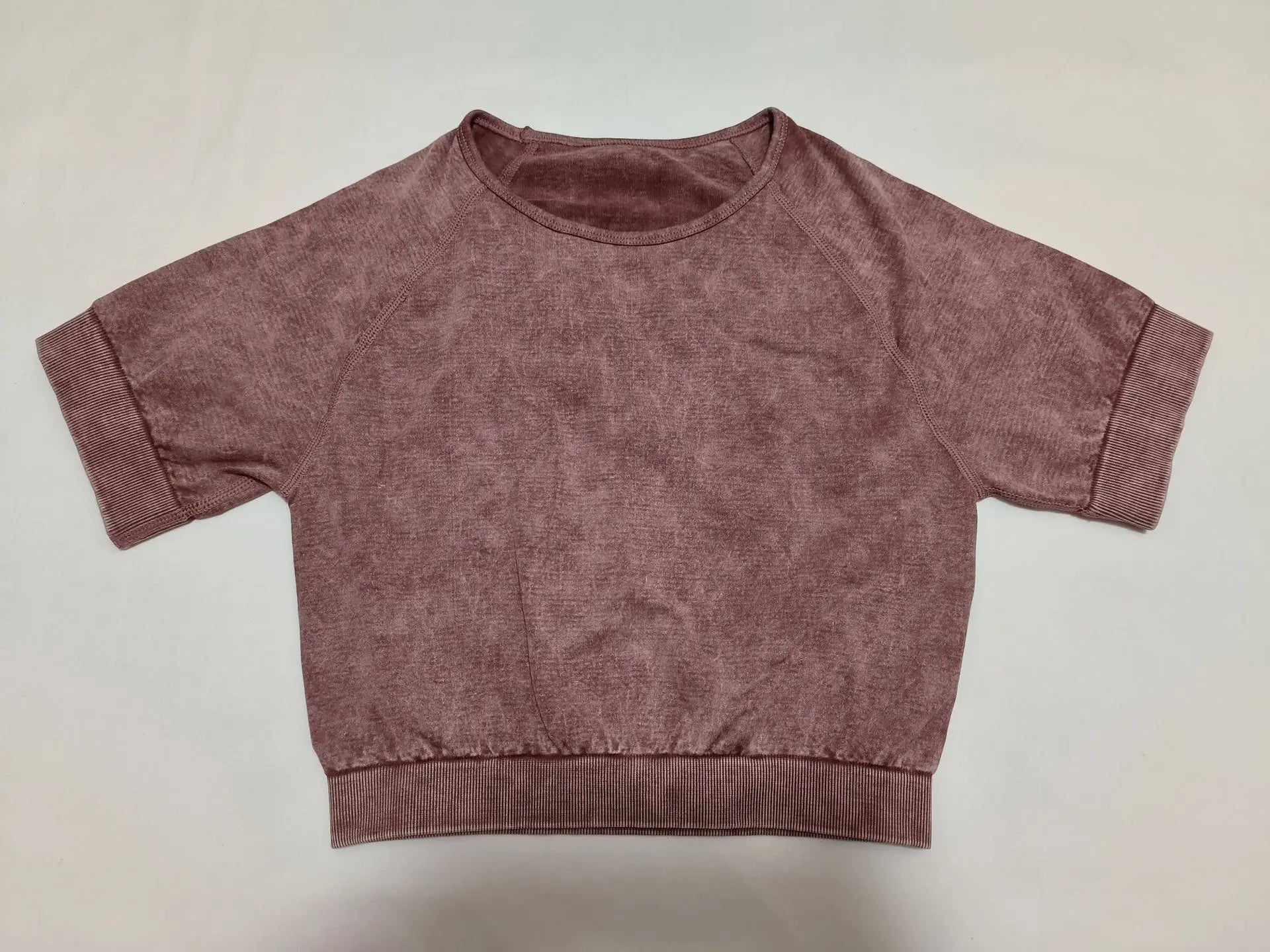 Sports High Waist Leggings Women V-back Waist Tights Stretchy Slim Yoga Fitness Set Seamless Short Sleeve Shorts and Pants Set