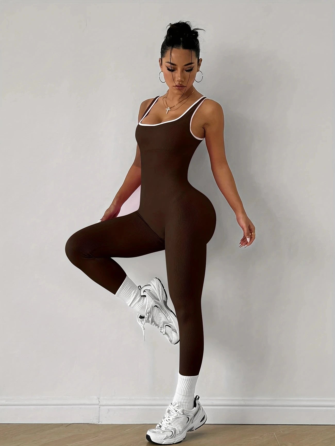 Seamless Ribbed Performance Jumpsuit