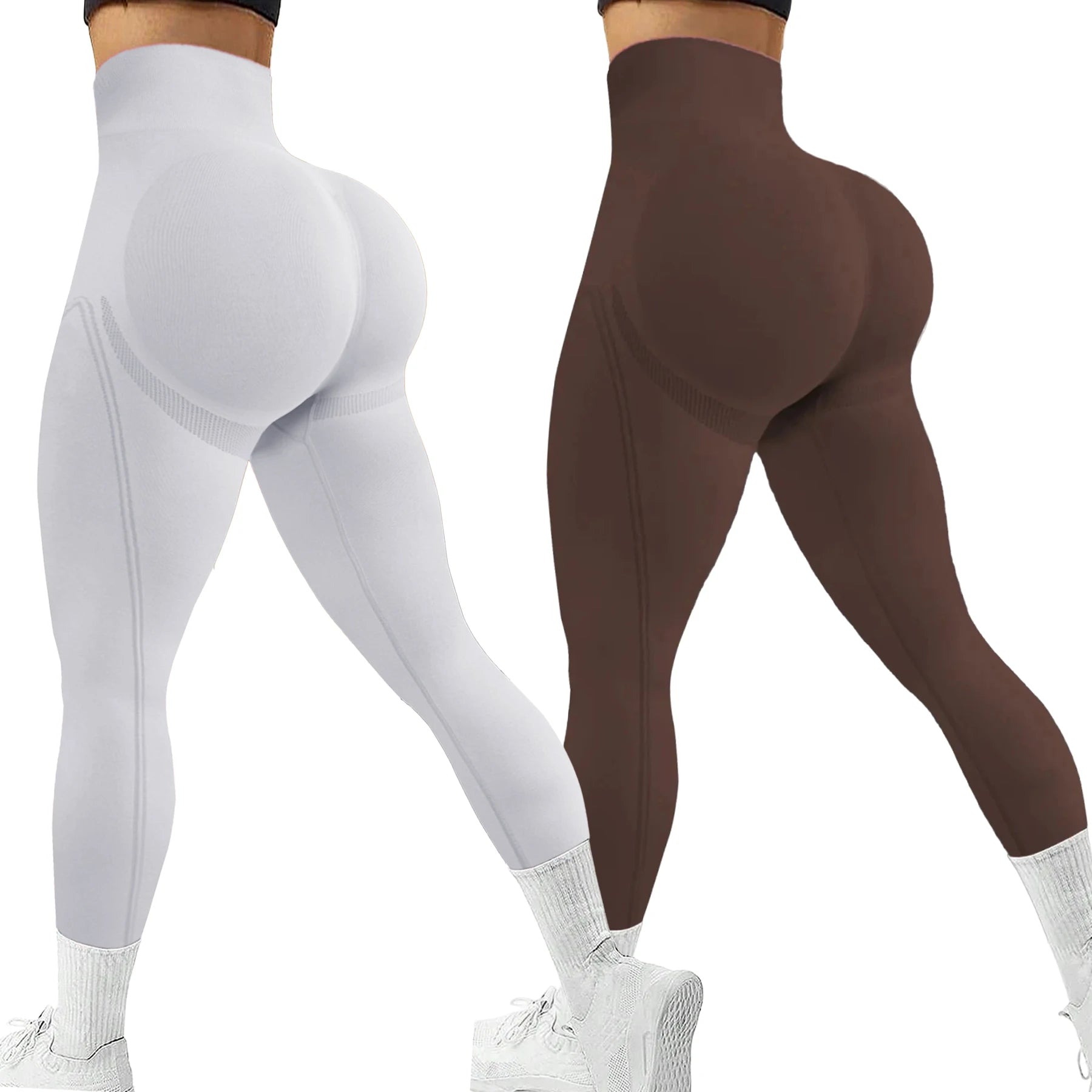 ElevateSculpt" Seamless 2-Pack Leggings