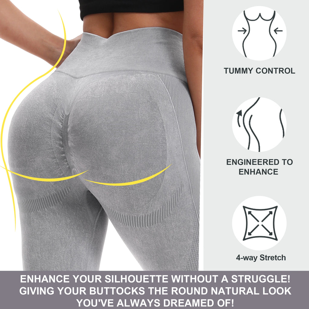 ElevateSculpt" Seamless 2-Pack Leggings