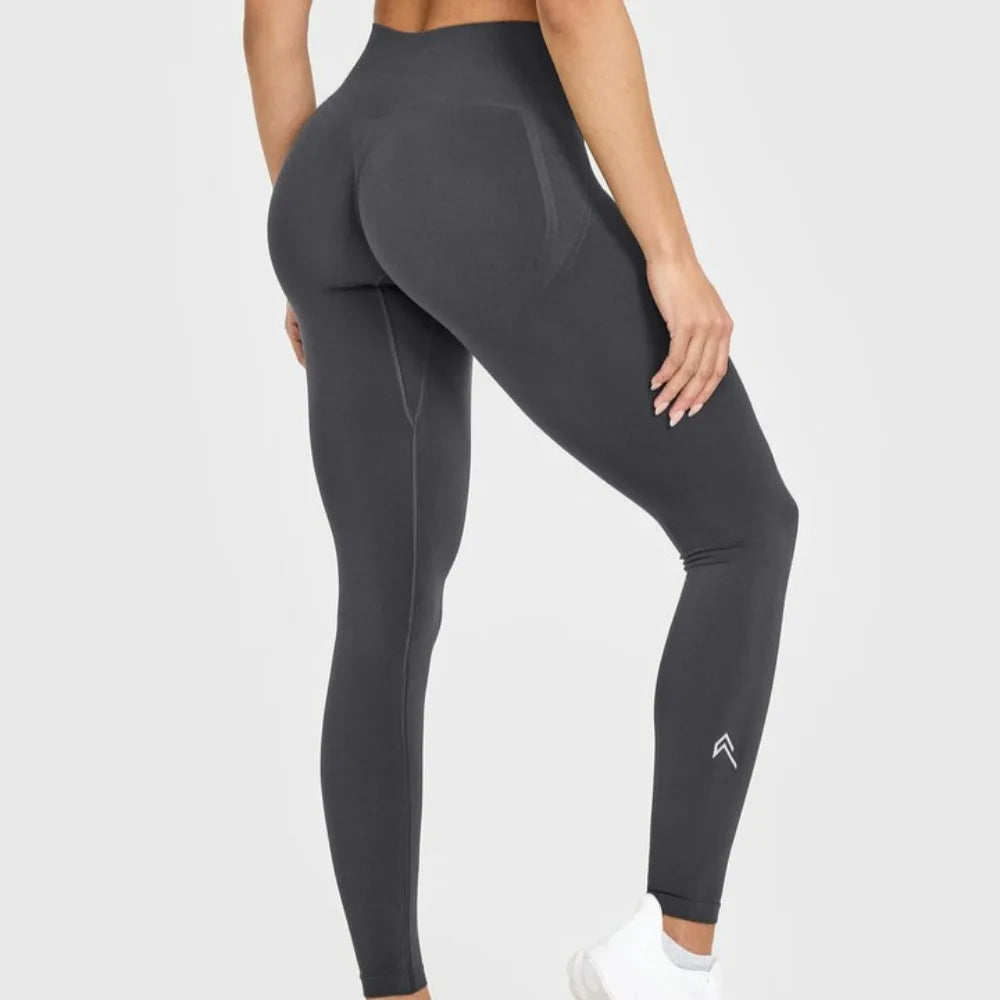 Oner Active Women Yoga Leggings Gym Yoga Cycling Seamless Honey Peach Hip Women's Pleated High Waist Tight Scrunch Butt Pants