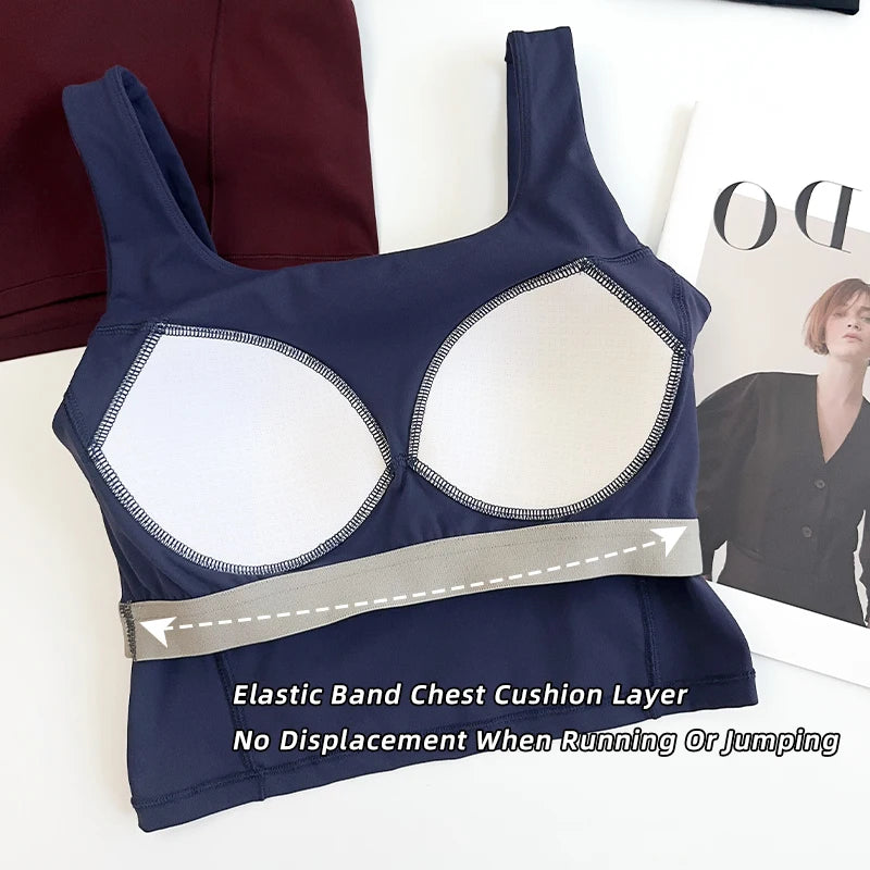 2 Piece High Waitsed Leggings with Sports Bras Yoga Set Tight Gym Fitness Sportswear Seamless Set Pilates Bra Women Cloth Suits