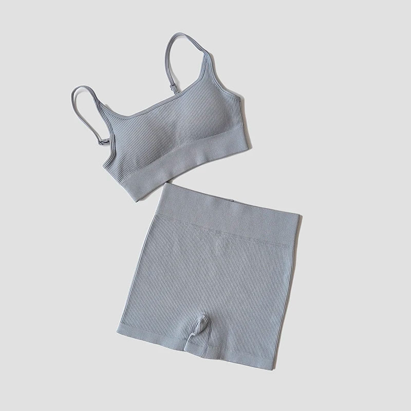 WAREBALL Seamless Crop Top & Leggings Se