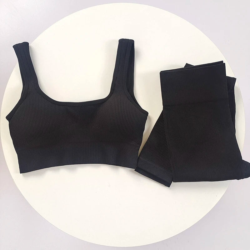 Ribbed Freedom Seamless Sweatshirt Suit